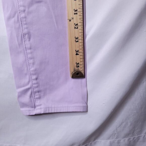 Adriano Goldschmied Jeans Womens 26R Lilac The Prima Mid Rise Cigarette - Picture 10 of 14